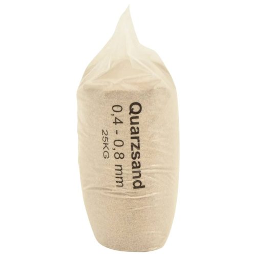  szűrőhomok 25 kg 0,4-0,8 mm