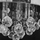 VID Mennyezeti kristály lámpa, króm- akril gömbök