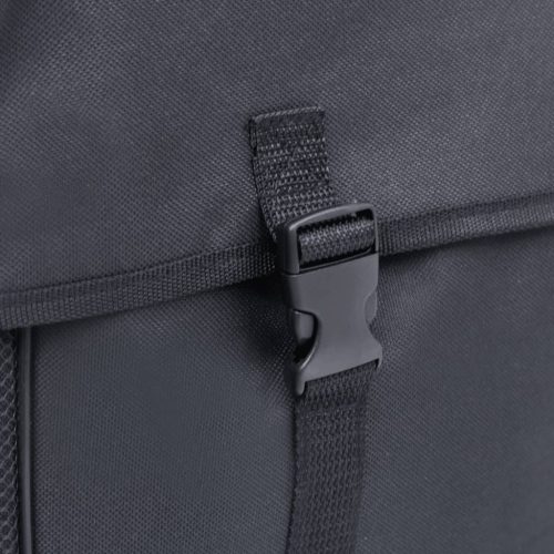  fekete vízálló dupla kerékpártáska poggyásztartóhoz 35 l