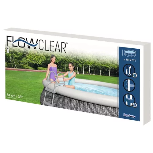 Bestway Flowclear 2 fokos medencelétra 84 cm