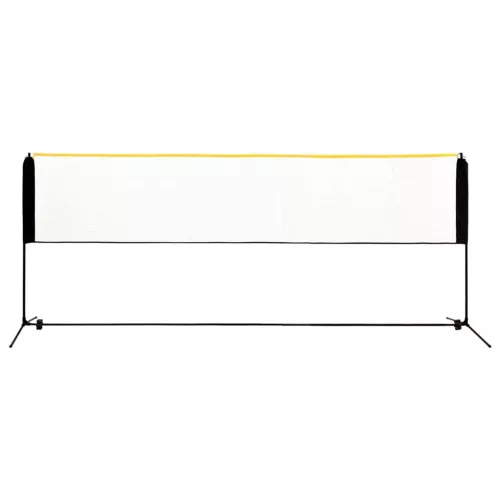   fém állítható tollaslabdaháló 400 x 103 x 94-158 cm 