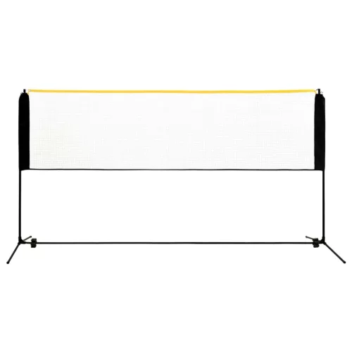   fém állítható tollaslabdaháló 300 x 103 x 94-158 cm 