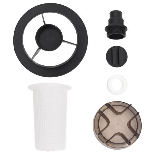  fekete medence-homokszűrő előszűrővel