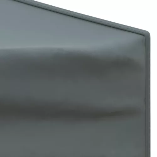  antracitszürke összecsukható partisátor oldalfalakkal 2 x 2 m