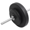  súlyzórúd súlytárcsákkal 30 kg