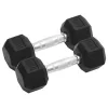  2 db összesen öntöttvas egykezes súlyzó 12 kg