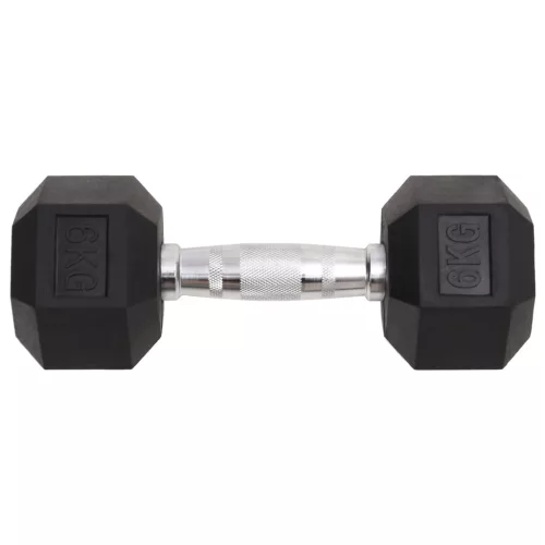  2 db összesen öntöttvas egykezes súlyzó 12 kg