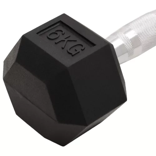  2 db összesen öntöttvas egykezes súlyzó 12 kg