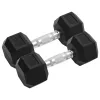  2 db összesen öntöttvas egykezes súlyzó 16 kg