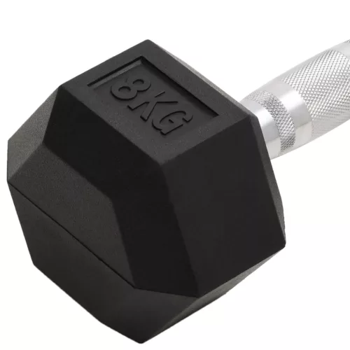  2 db összesen öntöttvas egykezes súlyzó 16 kg