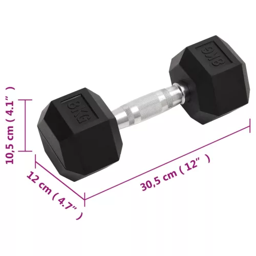  2 db összesen öntöttvas egykezes súlyzó 16 kg