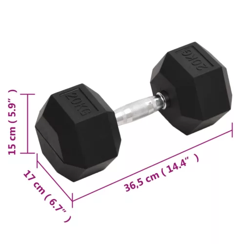  öntöttvas egykezes súlyzó 20 kg