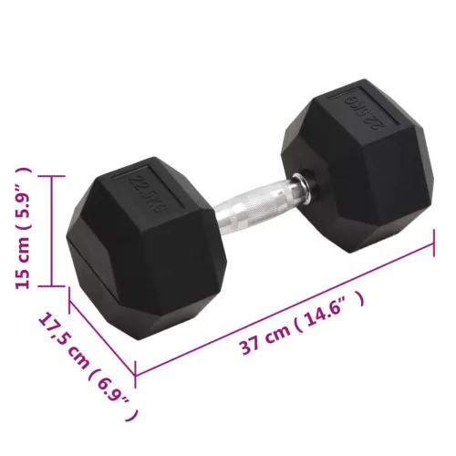  öntöttvas egykezes súlyzó 22,5 kg