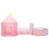  rózsaszín gyerekjátszósátor 301 x 120 x 128 cm