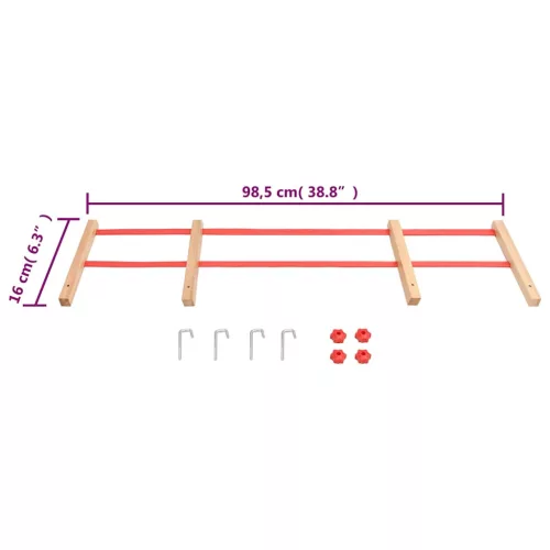  piros furnérlemez szánkóháttámla
