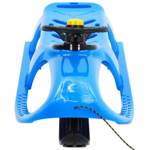  kék polipropilén szánkó kormánnyal 102,5 x 40 x 23 cm