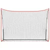  fekete és piros poliészter golf gyakorlóháló 305 x 91 x 213 cm