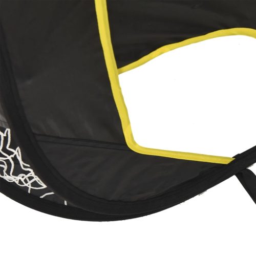  poliészter hálós futballkapu céltáblával 120 x 80 x 80 cm