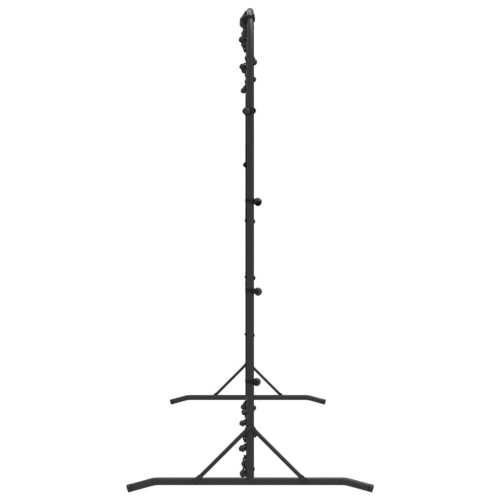  fekete HDPE foci-visszapattanó háló 366 x 90 x 183 cm