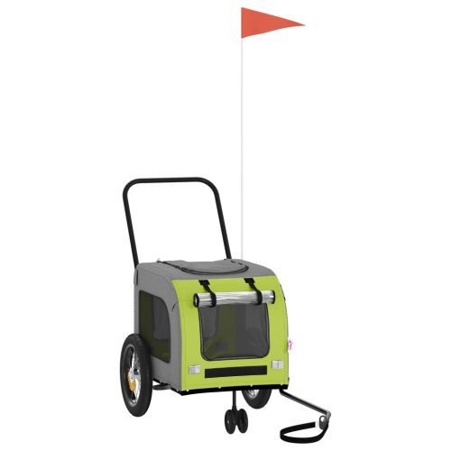  Zöld Kutyakocsi Poliészter, Acél 124 x 53 x 53 cm Összecsukható