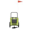  Zöld Kutyakocsi Poliészter, Acél 124 x 53 x 53 cm Összecsukható