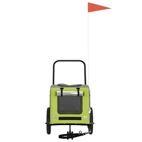  Zöld Kutyakocsi Poliészter, Acél 124 x 53 x 53 cm Összecsukható