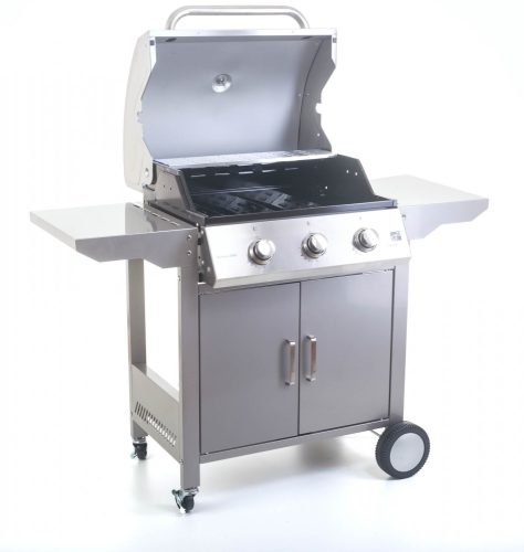 EPT Oklahoma BBQ Premium line gázgrill, 3 égőfej + ajándék nyomáscsökkentő