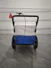 Blue bike trailer and jogger