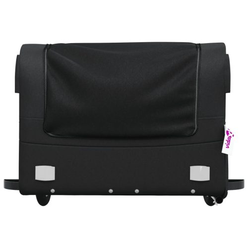  fekete vas kerékpár-utánfutó 45 kg