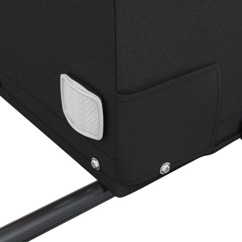  fekete-narancssárga vas kerékpár-utánfutó 30 kg