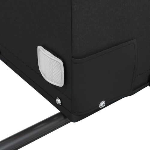  fekete-piros vas kerékpár-utánfutó 45 kg