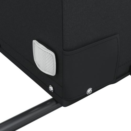  fekete-kék vas kerékpár-utánfutó 45 kg