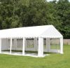 PROFESSIONAL CLASSIC EVENT TENT WITH 500G/M2 TARPAULIN 5X10M