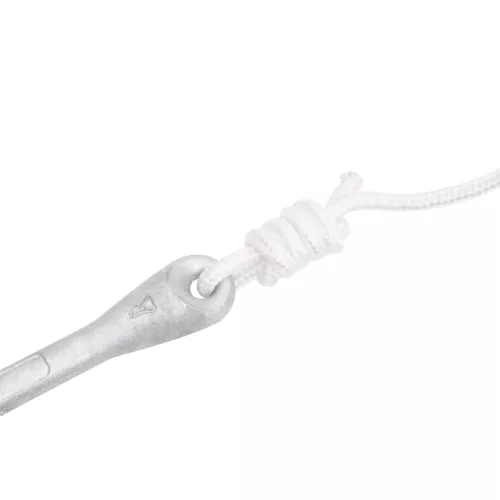  ezüst színű összecsukható temperöntvény horgony kötéllel 1,5 kg