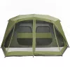  10 személyes zöld gyorskioldó vízálló családi sátor