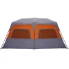  10 személyes szürke-narancs gyorskioldó vízálló családi sátor
