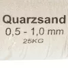  szűrőhomok 25 kg 0,5-1,0 mm