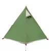  2 személyes zöld vízálló kupola kempingsátor