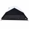  2 személyes fehér sötétítő szövet vízálló kupolás kempingsátor