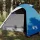  3 személyes kék vízálló kupolás kempingsátor