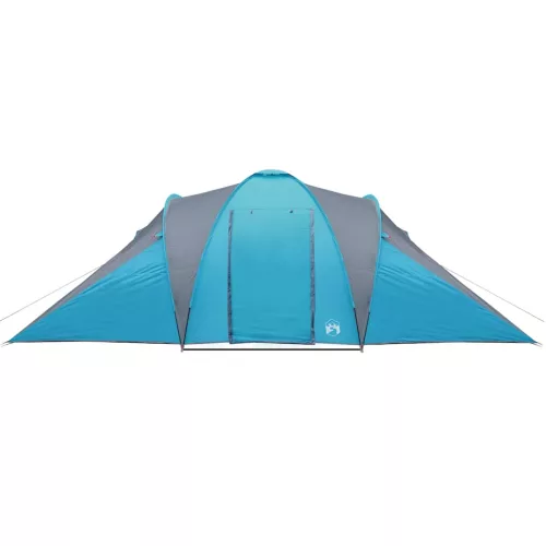  6 személyes kék vízálló kupolás családi sátor
