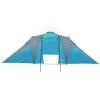  6 személyes kék vízálló kupolás családi sátor