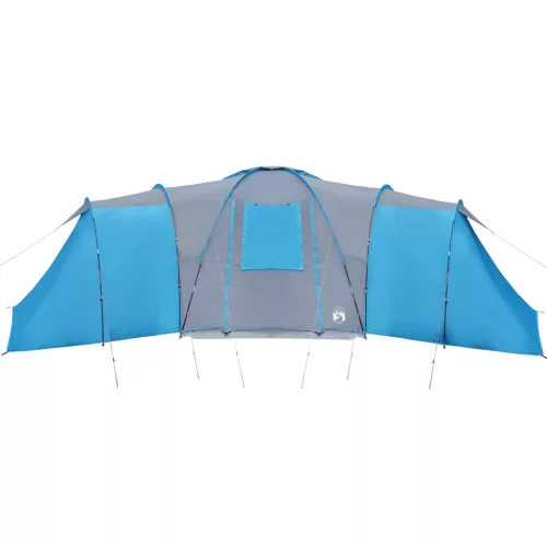  12 személyes kék vízálló kupolás családi sátor
