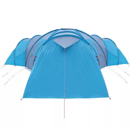  12 személyes kék vízálló kupolás családi sátor