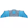  12 személyes kék vízálló kupolás családi sátor