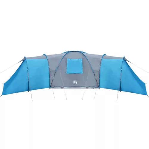  12 személyes kék vízálló kupolás családi sátor