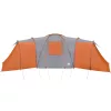  12 személyes szürke-narancssárga vízálló kupolás családi sátor