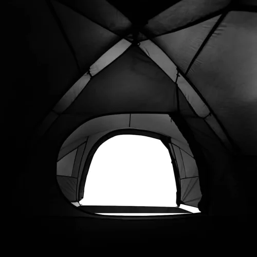  4 személyes fehér sötétítő szövet vízálló kupolás kempingsátor