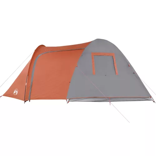  6 személyes narancssárga vízálló kupolás családi sátor