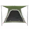  4 személyes zöld gyorskioldó vízálló kempingsátor